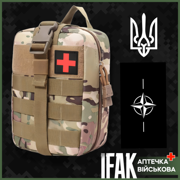 Тактична аптечка IFAK з турнікетом CAT Gen7 – купити в PRO АПТЕЧКА