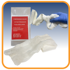 Бинт для тампонади Compressed Gauze 4,5" х 4,1 yards (11,43 см х 3,75 метра)