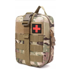 Підсумок-аптечка IFAK (Standard) Tear-Off МУЛЬТИКАМ швидкоскид MOLLE OXFORD/Нейлон 20x15x10 см