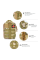 Підсумок-аптечка IFAK (Standard) Tear-Off МУЛЬТИКАМ швидкоскид MOLLE OXFORD/Нейлон 20x15x10 см
