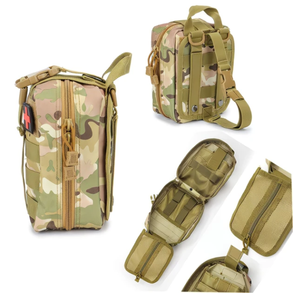 Підсумок-аптечка IFAK (Standard) Tear-Off МУЛЬТИКАМ швидкоскид MOLLE OXFORD/Нейлон 20x15x10 см