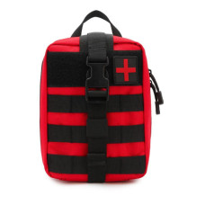 Підсумок-аптечка IFAK (Standard) Tear-Off ЧЕРВОНИЙ швидкоскид MOLLE OXFORD/Нейлон 20x15x10 см