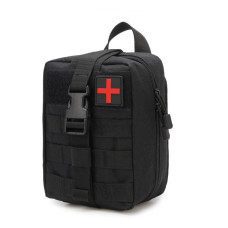 Підсумок-аптечка IFAK (Standard) Tear-Off  ЧОРНА швидкоскид MOLLE OXFORD/Нейлон 20x15x10 см