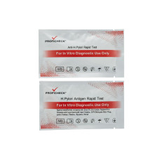 Тест на хелікобактер пілорі H.Pylori (антиген у калі + антитіла в крові) PROFICHECK 2 в 1